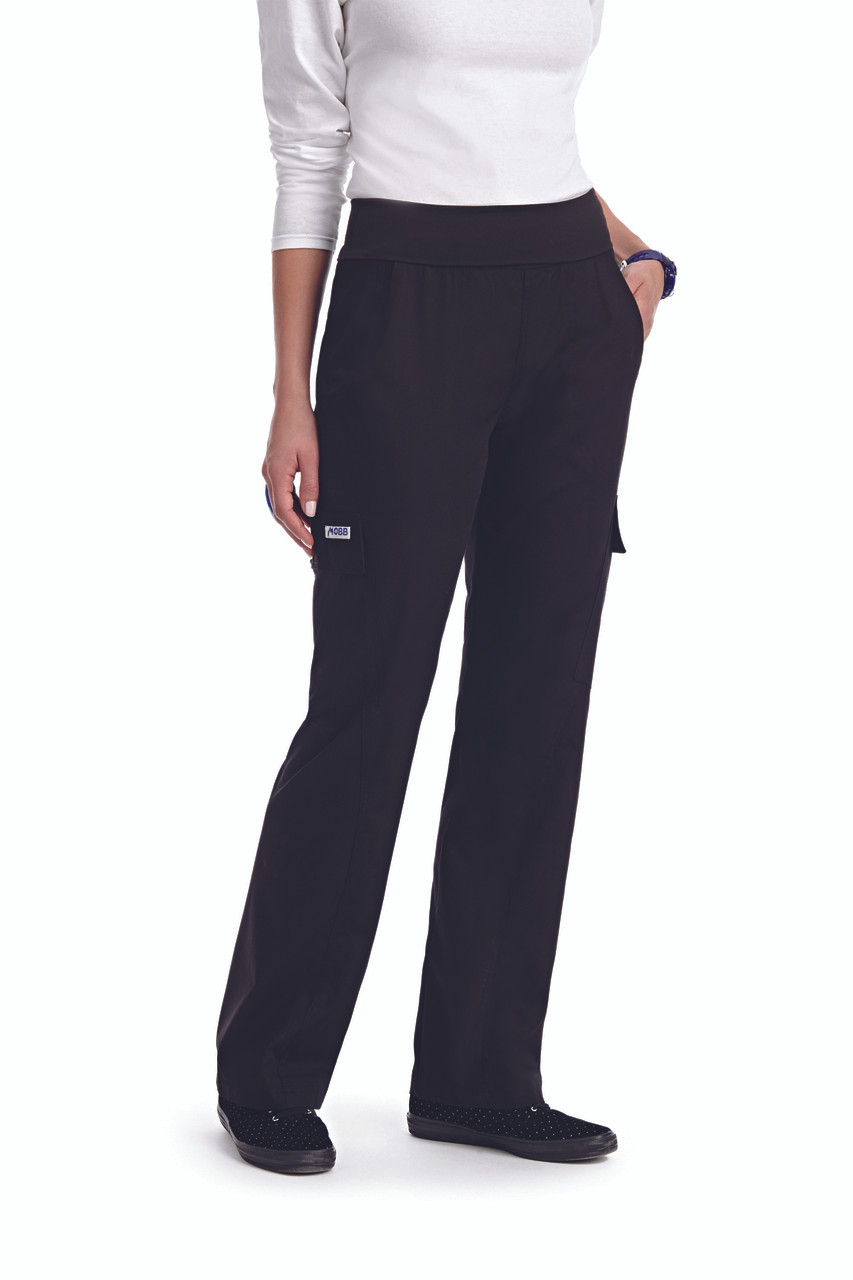 Womens Tall Scrub Pants, Black