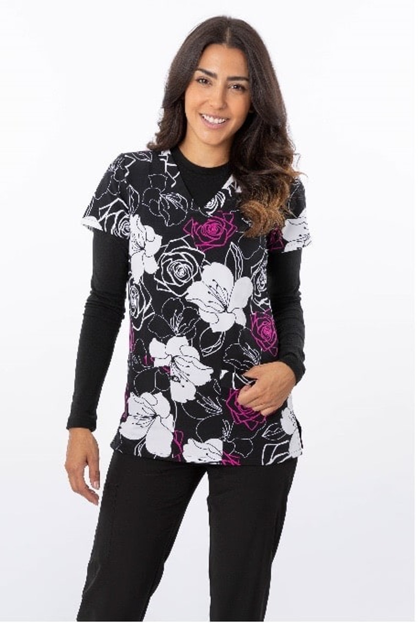 Printed scrub sales tops canada