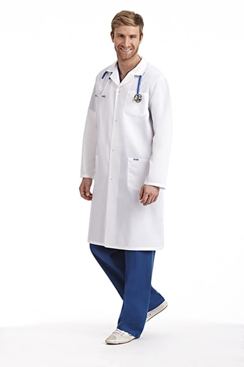 L407 Unisex Snap Closure Lab Coat