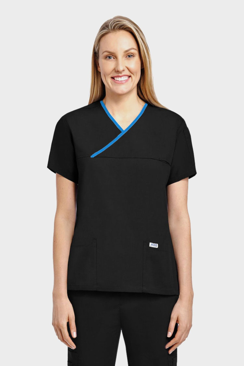 Scrubs For Women Set Jogger Pants Solid Color V Neck Short Sleeve Nurse  Working Uniform 2 Piece Medical Scrub Tops And Pants