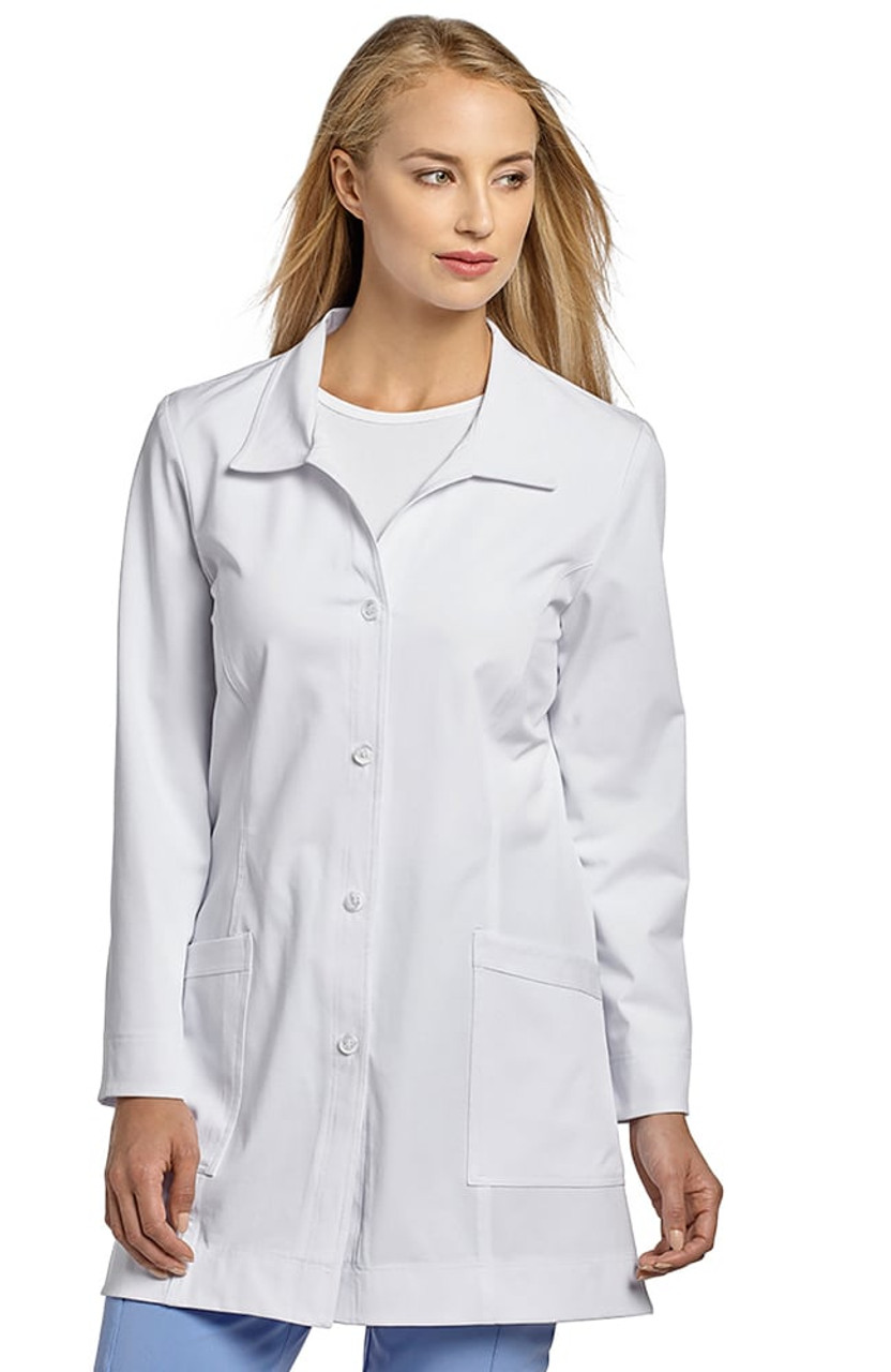 button lab coat