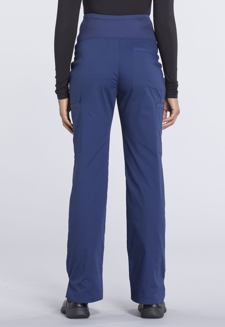 Cotton Maternity Straight Fit Comfy Pants - Wine Berry