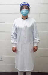 L509 cuff lab coat