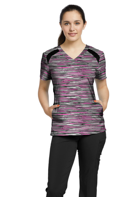 white cross fuchsia space