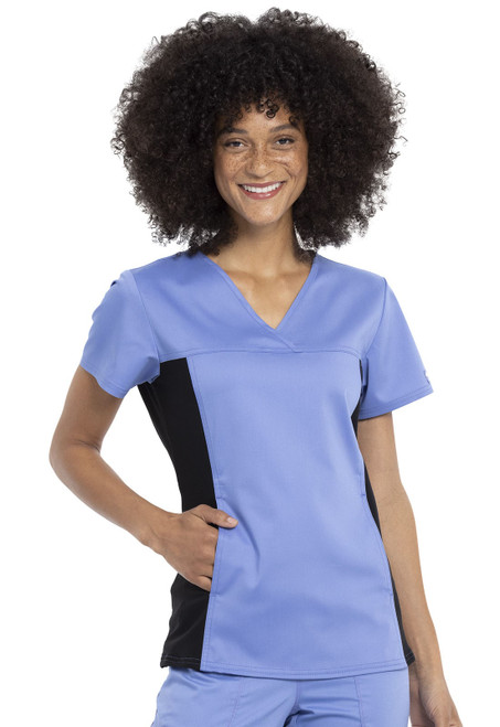 Cherokee Revolution Side Stretch Scrub Top 