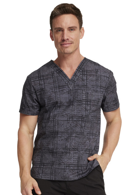 men printed scrubs