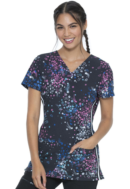 Clearance HeartSoul Signs Scrub Top 