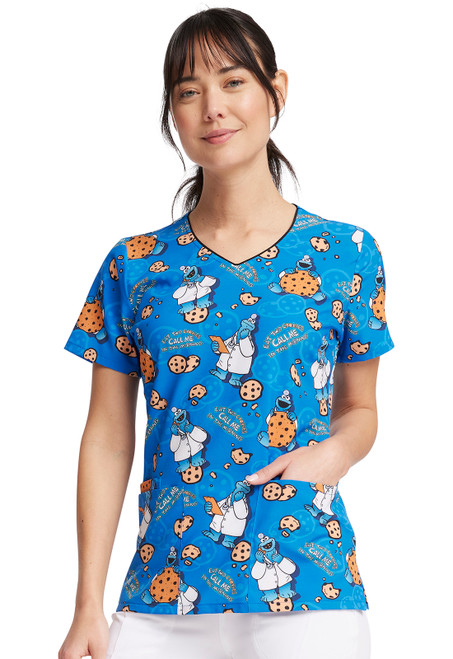 coockie monster scrubs