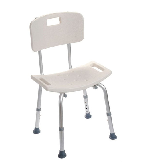 Bath chair with back