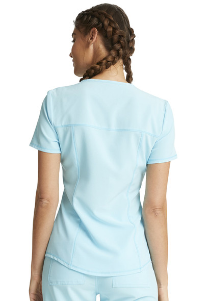 Clearance Cherokee Allura Women Stretchy Top Turquoise Twist
