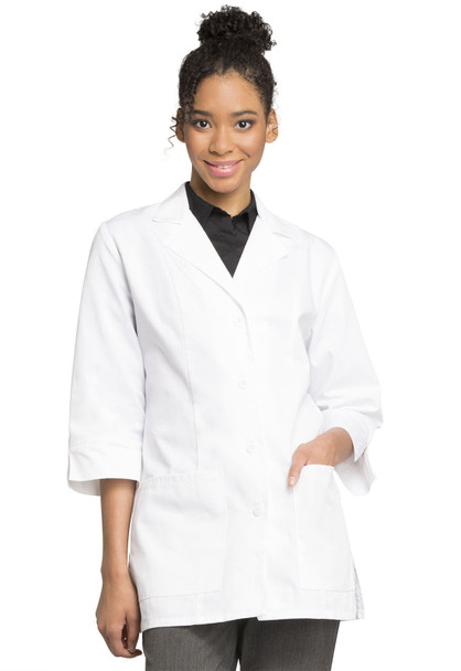 Women's Professional Lab Coat Notch Lapel Jacket Doctor Nurse Uniform  Outerwear | eBay