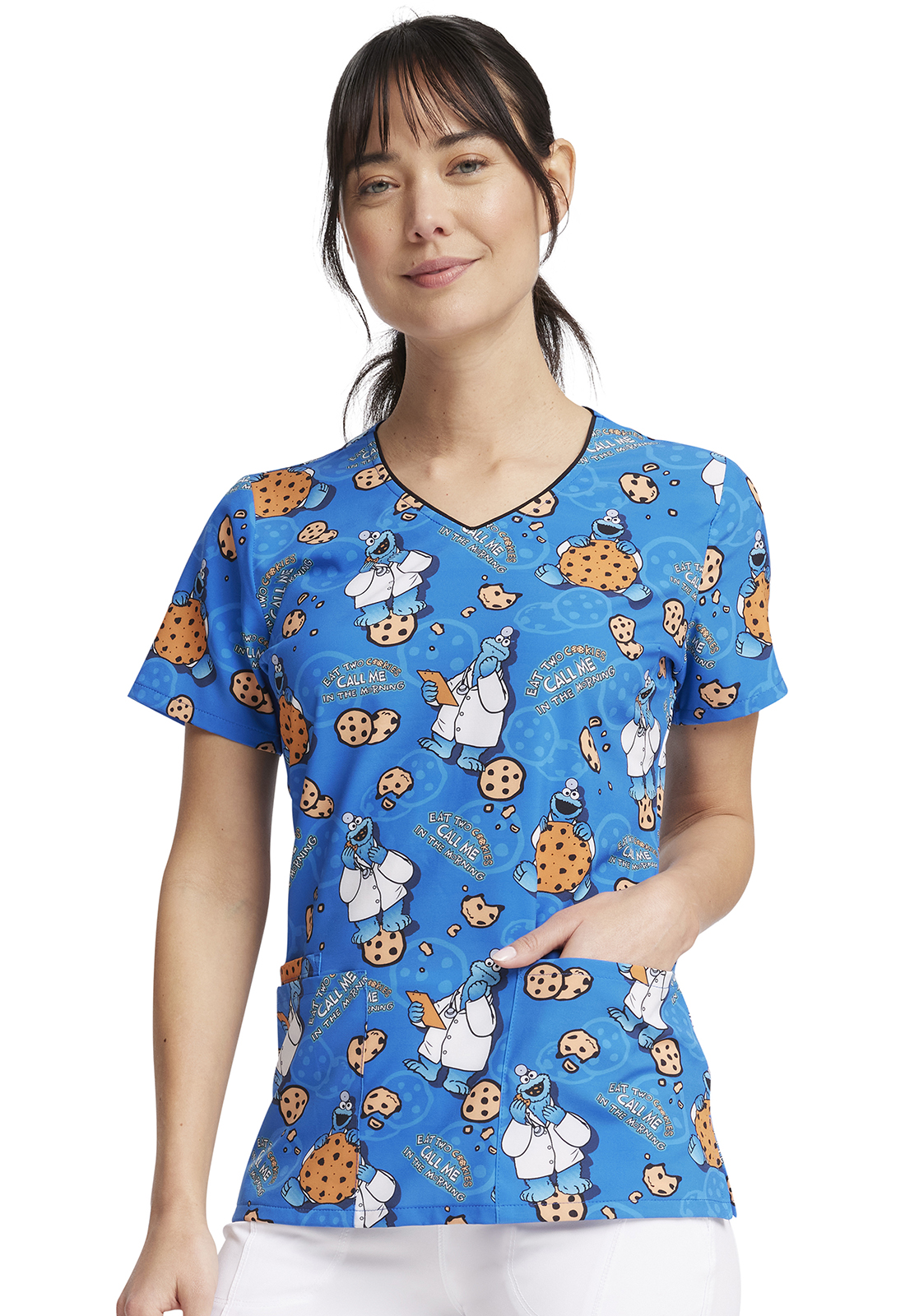 Cookie Monster scrubs by Cherokee