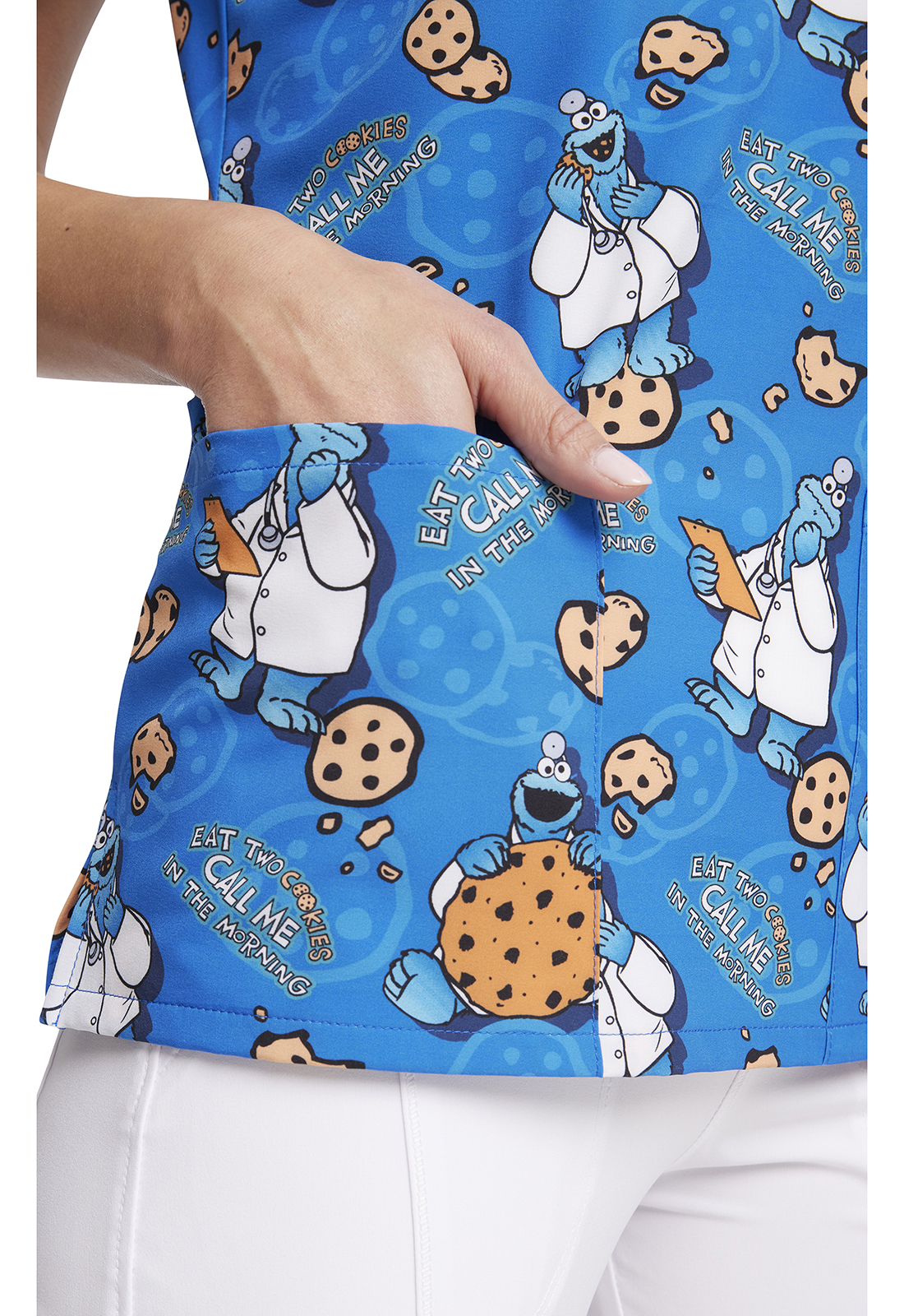 Cookie Monster scrubs by Cherokee