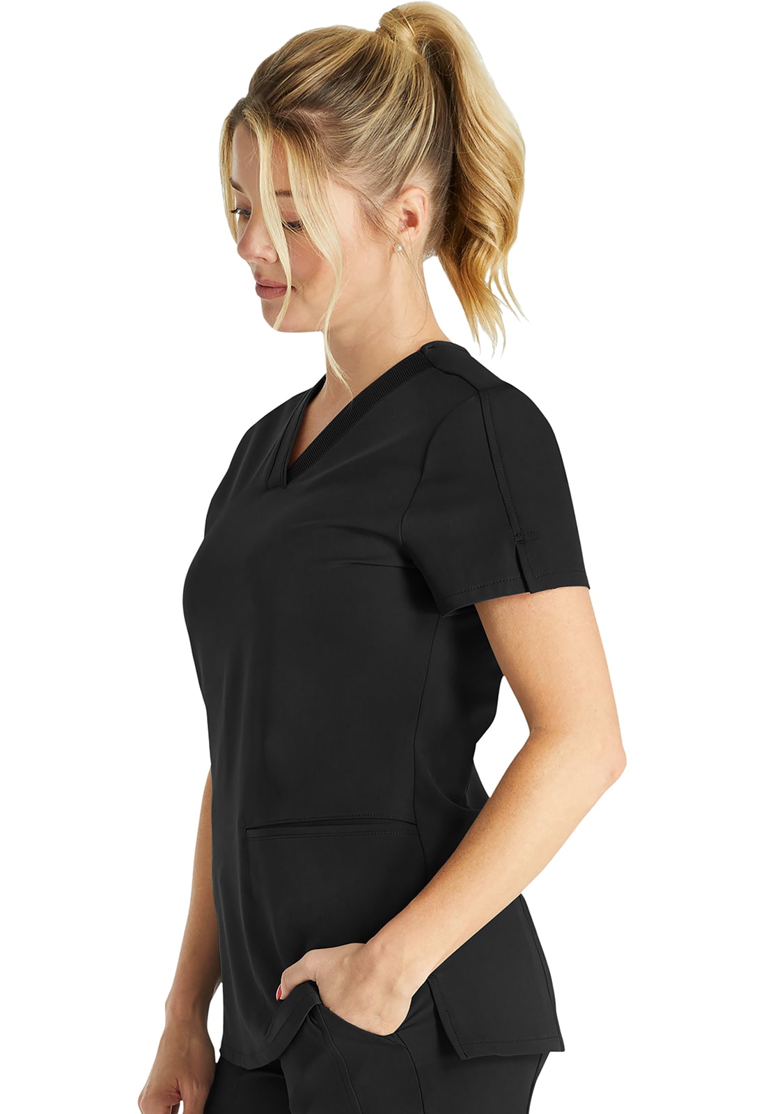 Clearance Cherokee Women Scrub Set CKA701/CKA101 in Black - Scrub Depot