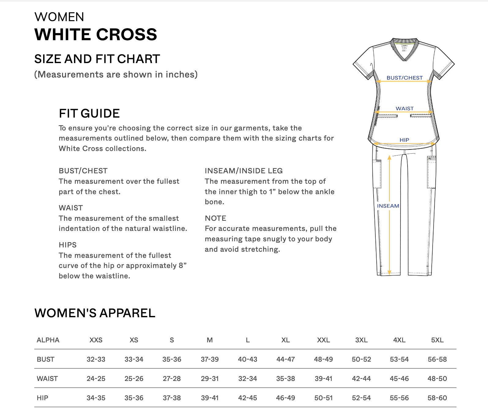 White cross scrubs Fit Sporty Women Scrub Sets