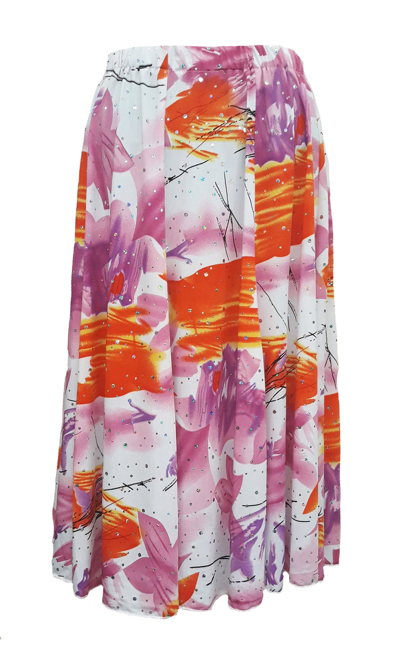 Tropical Sunset Ronde Skirt - Flair Dance Clothing
