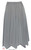 Grey - solid Hanky Hem Skirt