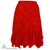 Red with Sequins Tango Skirt