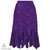 Purple with Sequins Tango Skirt