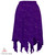 Purple with Sequins Salsa Skirt