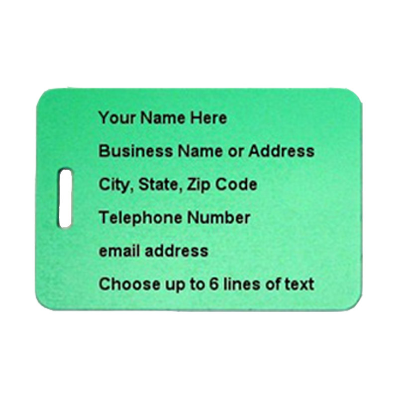 Engraved Luggage Tag