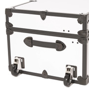 Large Rhino Dorm Trunk End With Wheels With Black Trim