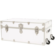 Rhino large camp trunk Footlocker with removable wheels Rhino large camp trunk Footlocker with removable wheels