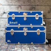 Rhino Small and XL Camp Trunk Footlocker size comparison