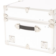 Rhino XL camp trunk wheel plates with nickel trim