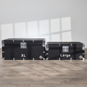 XL Rhino Indestructo Travel Trunk size comparison between Large and XL
