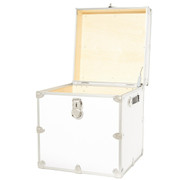 College Dorm Cube White Trunk Open