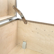 Rhino Essential Camp Trunk Footlocker With Wheels Interior