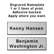 Rhino Engraved Nameplate