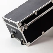 Rhino Essential Camp Trunk Footlocker With Wheels Engaged