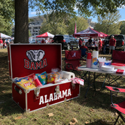 OFFICIALLY LICENSED ALABAMA CRIMSON TIDE TRUNK LIFESTYLE TAILGATE