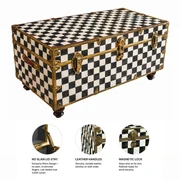 Rhino Mackenzie Inspired Coffee Table Trunk With Feet - Features