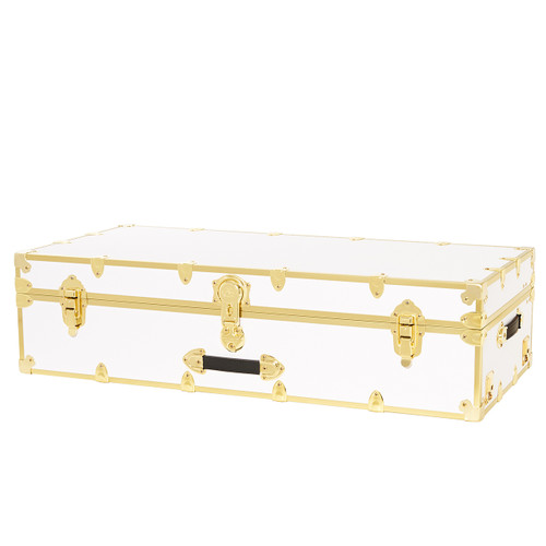 Rhino Aromatic Cedar Trundle Trunk with brass trim