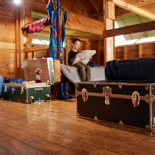 Rhino Essential Camp Trunk Footlocker With Wheels