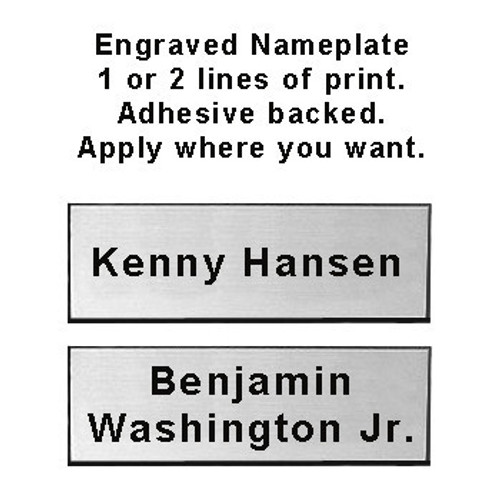 Rhino Engraved Nameplate