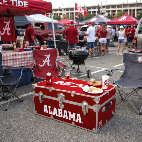 OFFICIALLY LICENSED ALABAMA CRIMSON TIDE TRUNK LIFESTYLE TAILGATE