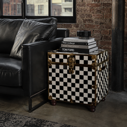 Rhino Mackenzie Inspired End Table Trunk With Feet  Lifestyle Living Room