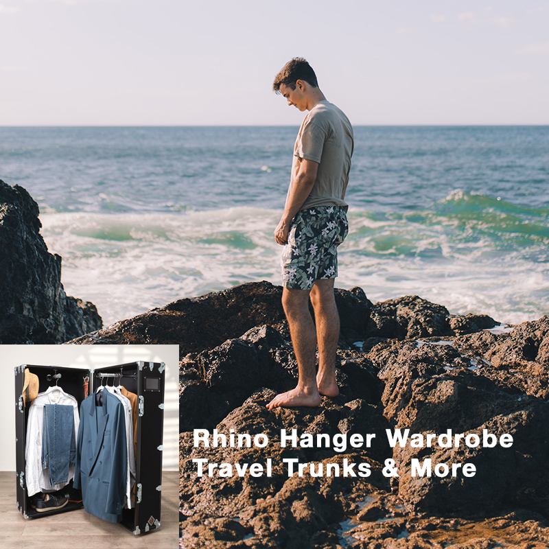 Rhino Traditional Travel Wardrobe Trunk - Trunk Outlet