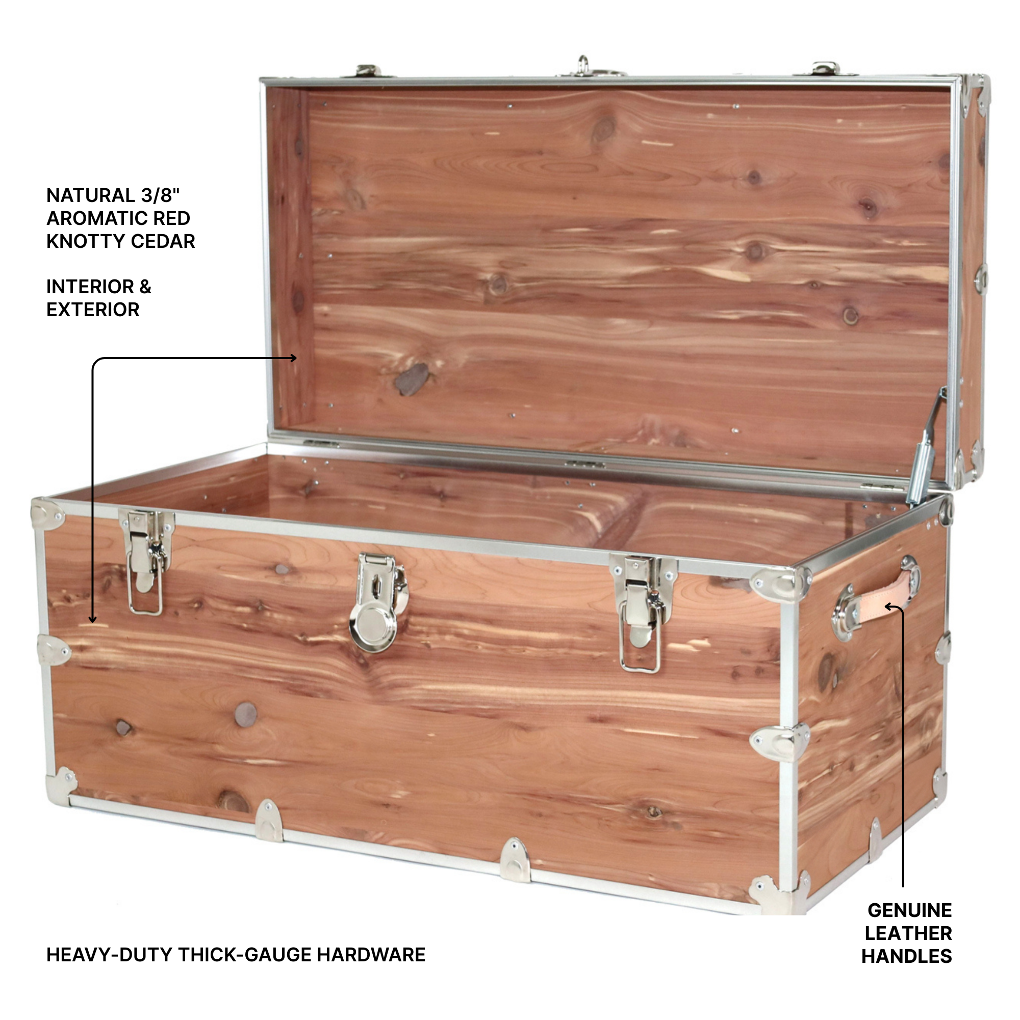Rhino XXL Knotty Cedar Trunk Rhino XXL Knotty Cedar Trunk