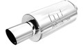 MagnaFlow Universal Polished Stainless Street Series Muffler with Tip 14827 MagnaFlow Universal Polished Stainless Street Series Muffler with Tip 14827