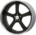 Work Wheels Equip E05 Wheel - Forged Billet - Deep O-Disk - Chrome Lip - 95mm Lip - Porsche Fitment EE05IJI+14CBS Work Wheels Equip E05 Wheel - Forged Billet - Deep O-Disk - Chrome Lip - 95mm Lip - Porsche Fitment EE05IJI+14CBS