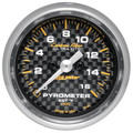 Auto Meter Carbon Fiber Series - Pyrometer Gauge - Electric, Digital Stepper Motor Movement - Incl Sensor Unit 5249 - Incl Wire Harness 5297 - Incl Bulb & Socket 3220 - Incl Light Covers Red 3214 & Green 3215 - Incl Mounting Hardware 2230 4744 Auto Meter Carbon Fiber Series - Pyrometer Gauge - Electric, Digital Stepper Motor Movement - Incl Sensor Unit 5249 - Incl Wire Harness 5297 - Incl Bulb & Socket 3220 - Incl Light Covers Red 3214 & Green 3215 - Incl Mounting Hardware 2230 4744