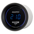 Auto Meter Cobalt Digital Series - Water Temperature Gauge - Digital Movement - Incl Sensor Unit 2252 - Incl 3/8in NPT & 1/2in NPT Adapter Fittings - Incl Wire Harness 5226 - Incl Mounting Hardware 2230 6937