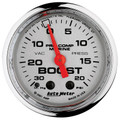 Auto Meter Marine Chrome Ultra-Lite Series - Vacuum/Boost Gauge - Mechanical Movement - Incl Bulb & Socket 3220 - Incl Light Covers Red 3214 & Green 3215 - Incl Mounting Hardware 2225 200774-35 Auto Meter Marine Chrome Ultra-Lite Series - Vacuum/Boost Gauge - Mechanical Movement - Incl Bulb & Socket 3220 - Incl Light Covers Red 3214 & Green 3215 - Incl Mounting Hardware 2225 200774-35