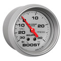 Auto Meter Marine Silver Ultra-Lite Series - Vacuum/Boost Gauge - Mechanical Movement - Incl Bulb & Socket 3220 - Incl Light Covers Red 3214 & Green 3215 - Incl Mounting Hardware 2226 200775-33 Auto Meter Marine Silver Ultra-Lite Series - Vacuum/Boost Gauge - Mechanical Movement - Incl Bulb & Socket 3220 - Incl Light Covers Red 3214 & Green 3215 - Incl Mounting Hardware 2226 200775-33