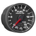 Auto Meter Spek-Pro Black Series - Fuel Pressure Gauge - Electric, Digital Stepper Motor Movement - Incl Sensor Unit P13155 - Incl Wire Harness P19380 - Incl Mounting Hardware P12467 P315328
